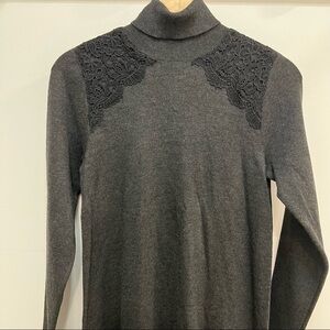 NWT AGB Lace Shouldered Sweater Dress